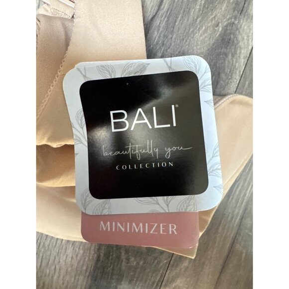 Bali Womens Minimizer Bra 42D Beautifully You Underwire Beige Collection DFW115 - Picture 3 of 9